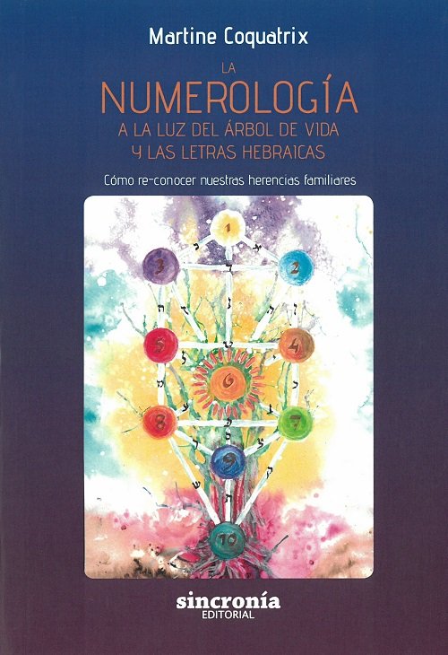 LA NUMEROLOGÍA A LA LUZ DEL ÁRBOL DE VIDA Y LAS LETRAS HEBRAICAS, de Coquatrix, Martine Solange | portada del libro