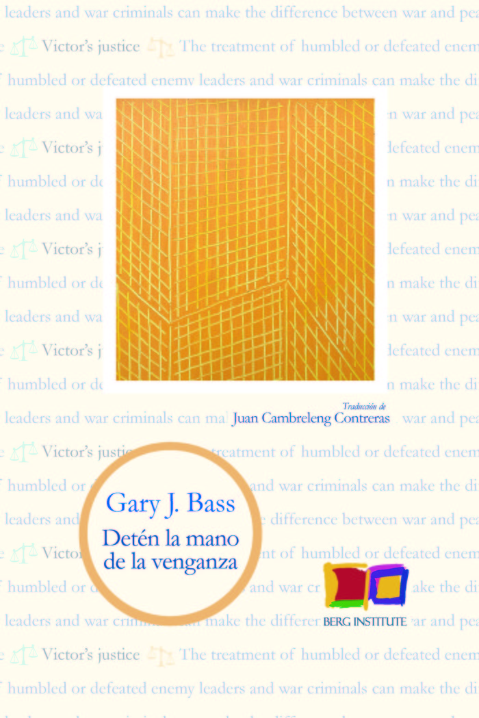 Detén la mano de la venganza, de Bass | portada del libro