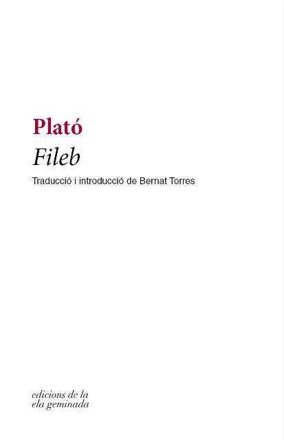 Fileb, de Plató | portada del libro