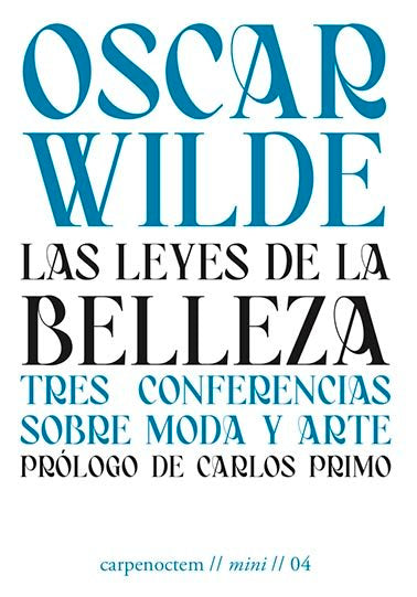 Las leyes de la belleza, de WILDE | portada del libro