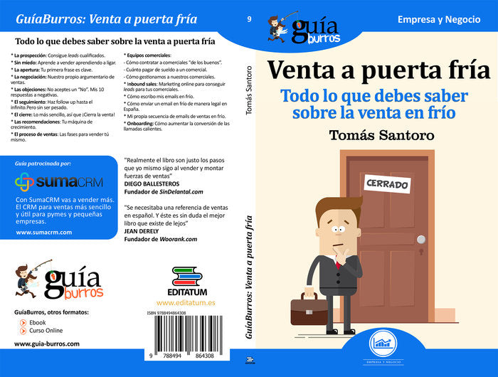GuíaBurros Venta a puerta fría, de Santoro Álvarez | portada del libro