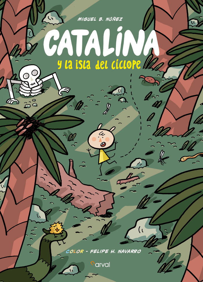 Catalina y la isla del Cíclope, de Bartolomé Núñez, Miguel | portada del libro