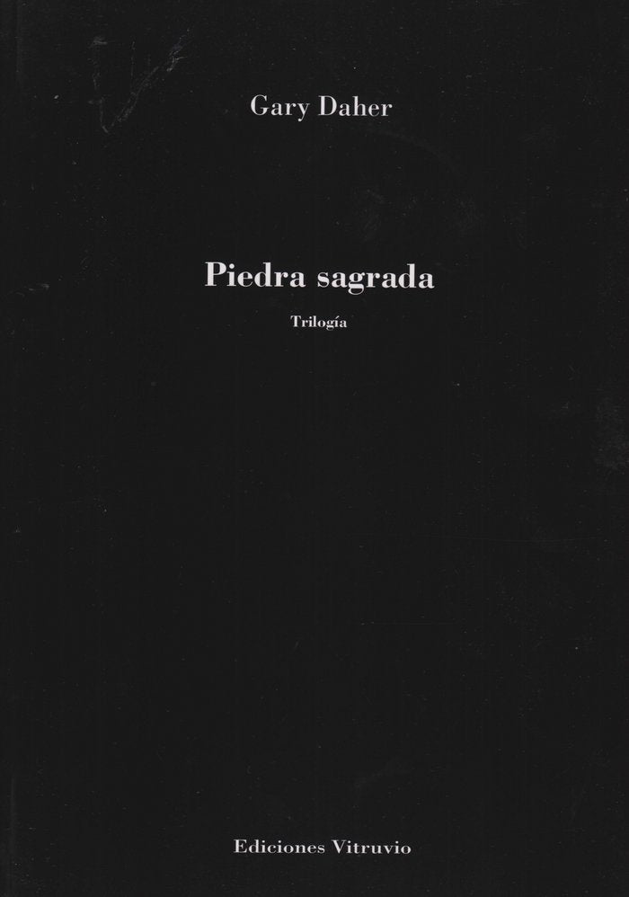Piedra sagrada | portada del libro