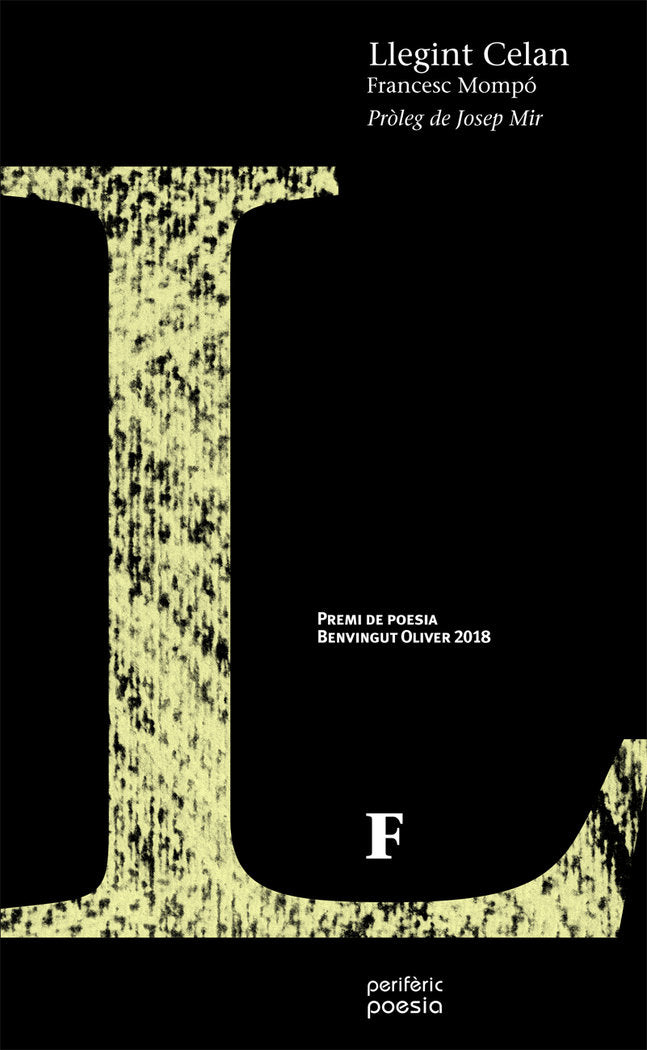 Llegint Celan, de MOMPO, FRANCESC | portada del libro