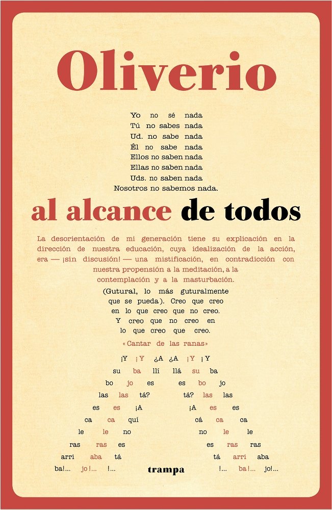 Oliverio al alcance de todos, de Girondo, Oliverio | portada del libro