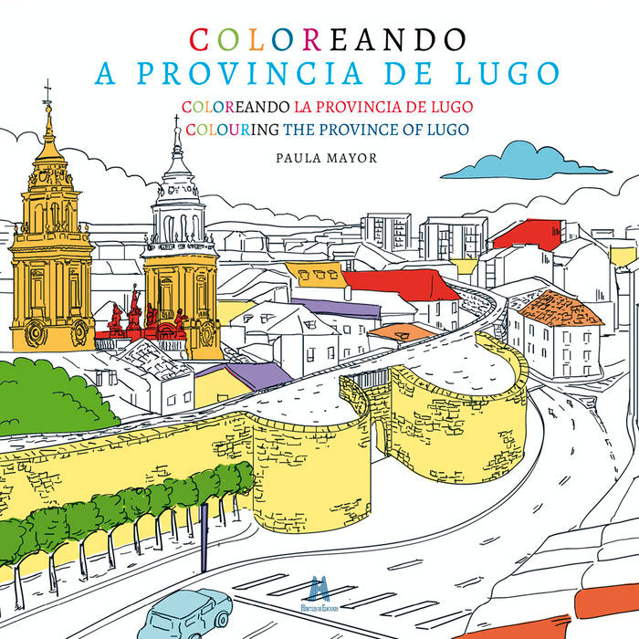 Coloreando A Provincia de Lugo, de VV.AA. | portada del libro