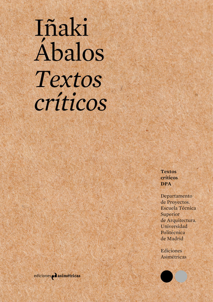 TEXTOS CRÍTICOS  5, de ÃBALOS, IÃ‘AKI | portada del libro