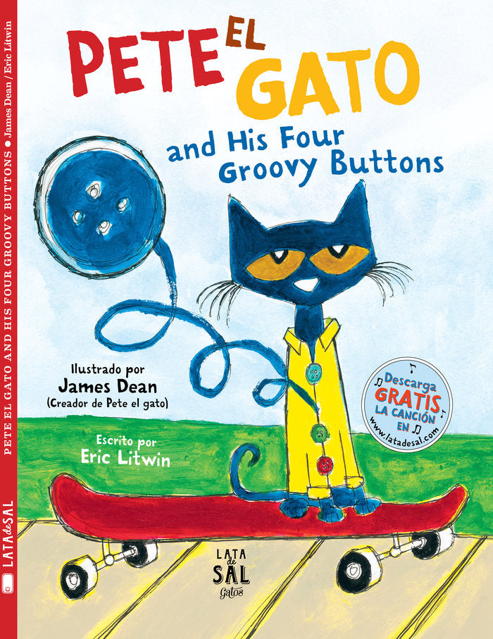 Pete el gato and his four groovy buttons, de Litwin, Eric | portada del libro