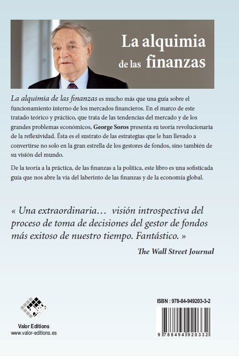 La alquimia de las finanzas, de Soros, George | portada del libro