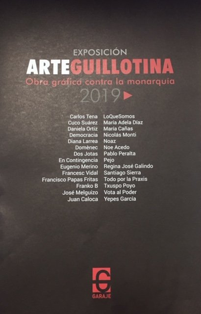 ARTEGUILLOTINA, de España Cruzado, Pablo | portada del libro