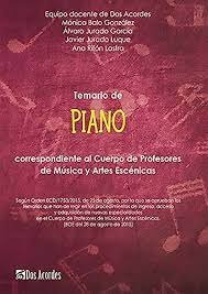 Temario de Piano, de Equipo docente de Dos Acordes#Balo González | portada del libro