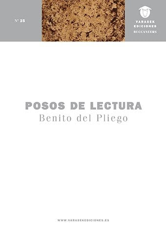 Posos de lectura, de Del Pliego Aparicio | portada del libro