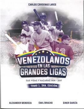 VENEZOLANOS EN LAS GRANDES LIGAS, de MEDONZA, ALEXADER | portada del libro