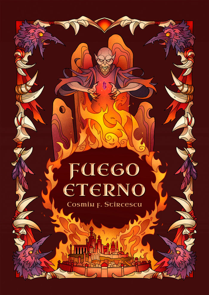 FUEGO ETERNO, de COSMIN F. STIRCESCU | portada del libro