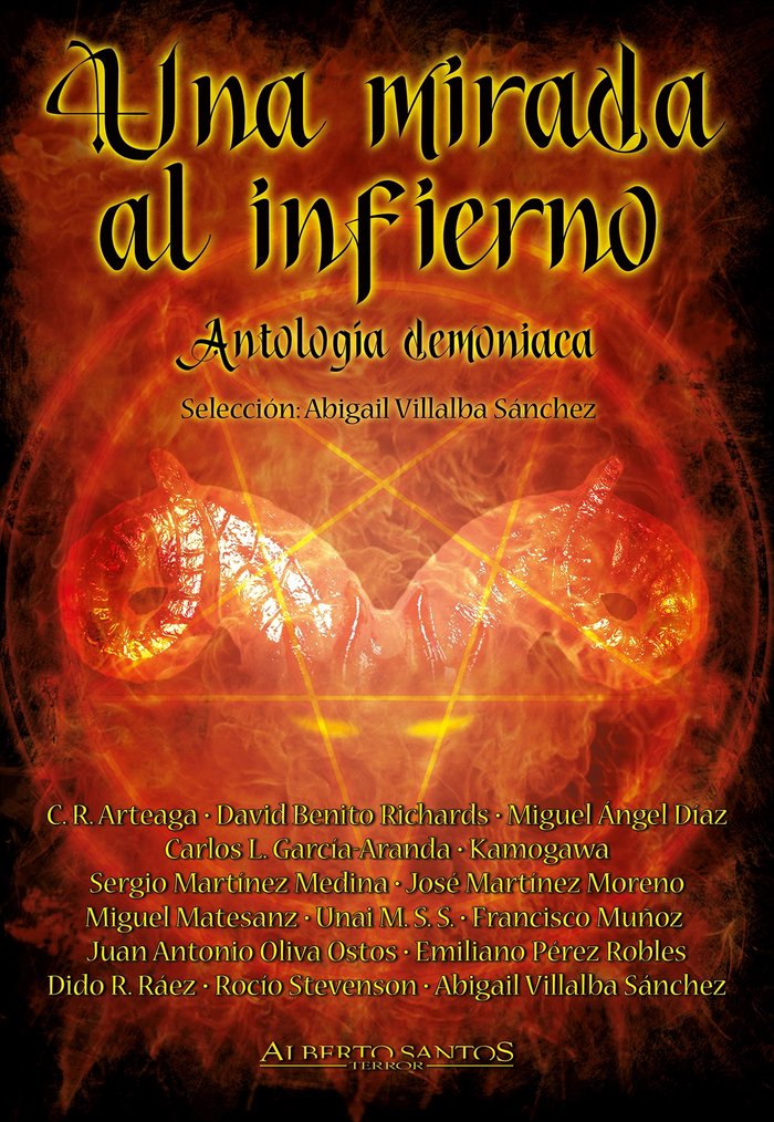 UNA MIRADA AL INFIERNO. ANTOLOGIA DEMONIACA, de Villalba Sánchez, Abigail | portada del libro