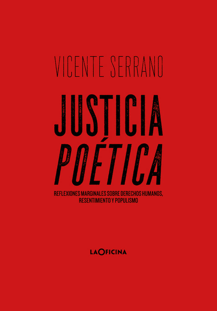 Justicia poética, de Serrano Marín, Vicente | portada del libro