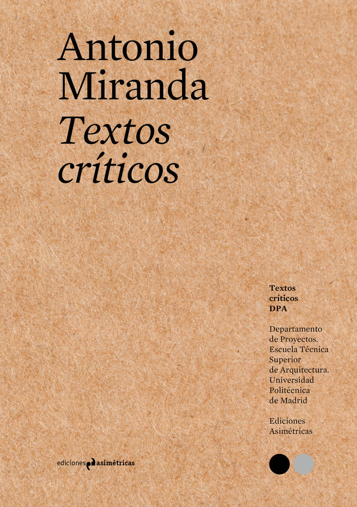 TEXTOS CRÍTICOS  7, de Miranda, Antonio | portada del libro