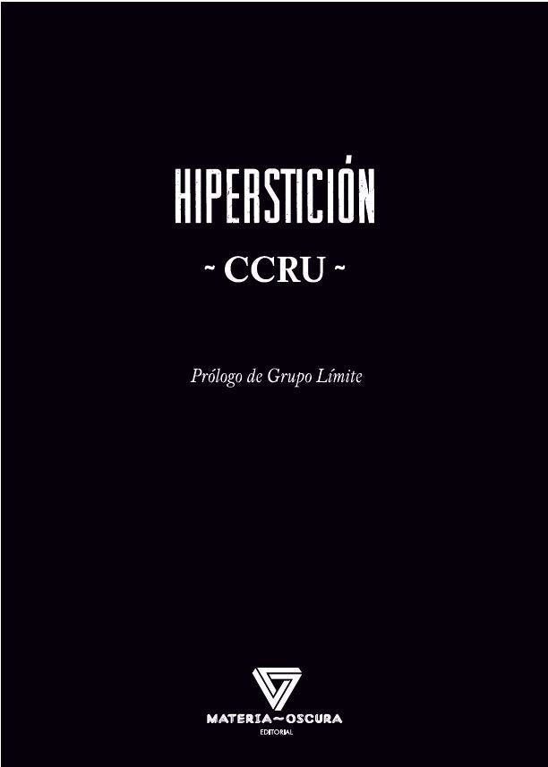 HIPERSTICION, de CCRU | portada del libro