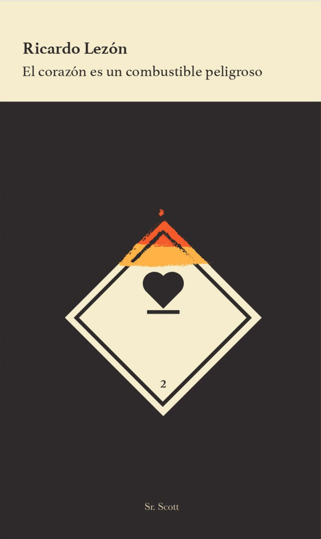 EL CORAZON ES UN COMBUSTIBLE PELIGROSO, de RICARDO LEZON | portada del libro
