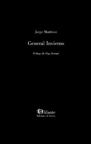 General Invierno, de Martínez Martínez, Jorge | portada del libro