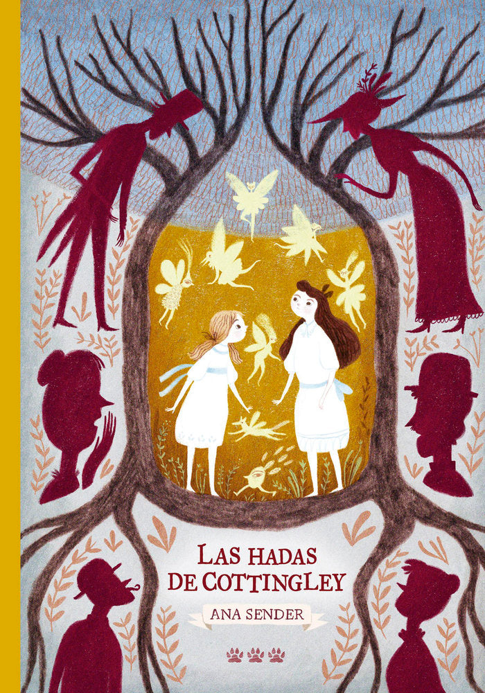 Las hadas de Cottingley con bolsa de tela, de Sender, Ana | portada del libro