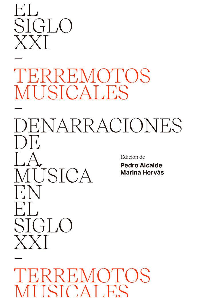 Terremotos musicales, de Alcalde, Pedro | portada del libro