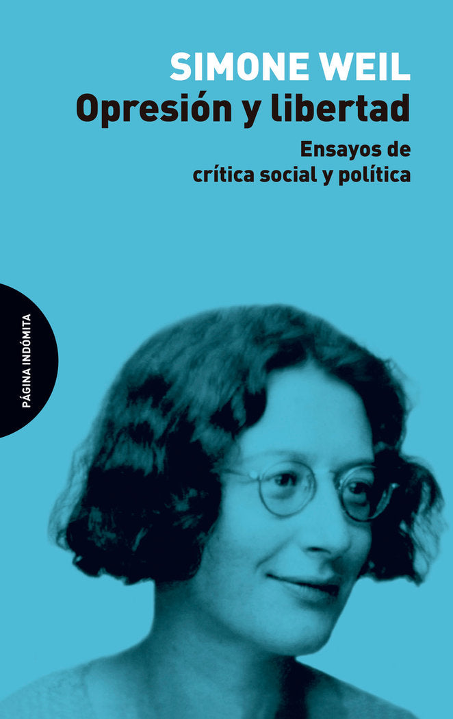 Opresión y libertad, de Simone, Weil | portada del libro