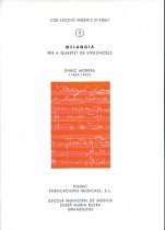 Melangia, de Morera, Enric | portada del libro