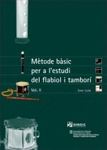 Mètode bàsic per a l'estudi del flabiol i tamborí I i II, de León, Jordi | portada del libro