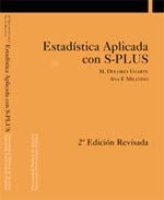 ESTADISTICA APLICADA CON S-PLUS, de UGARTE, MARIA DOLORES | portada del libro