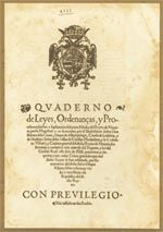 Quaderno de Leyes, Ordenanças y Provisiones, hechas a suplicación de los tres Estados del Reyno de N, de Sánchez Martínez, Gu