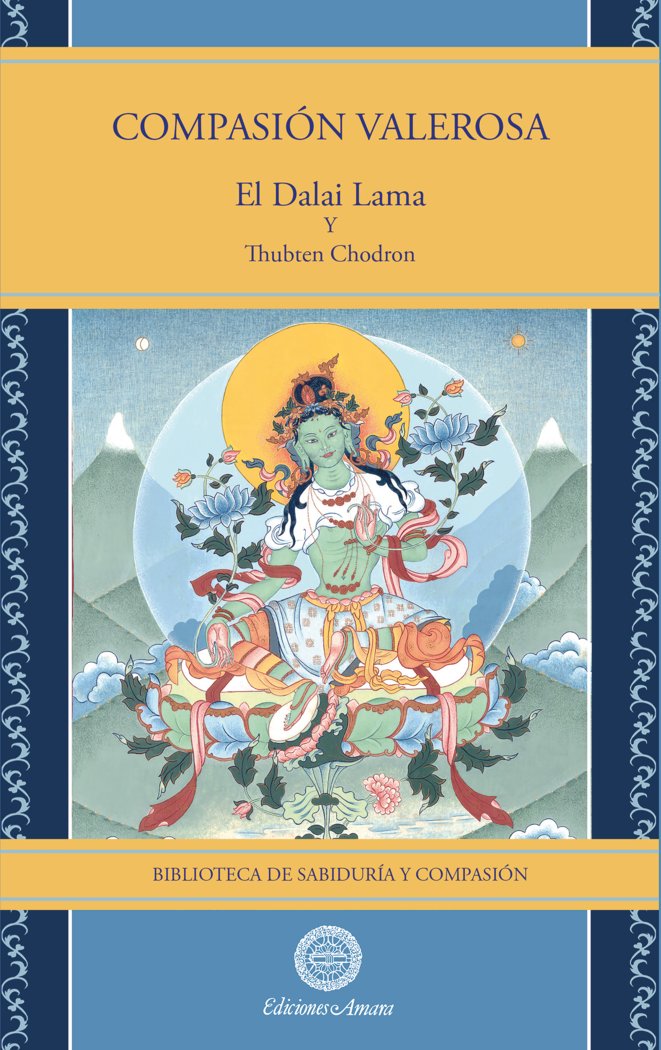 COMPASION VALEROSA, de EL DALAI LAMA | portada del libro