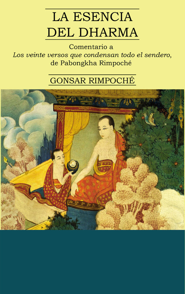 LA ESENCIA DEL DHARMA, de GONSAR RIMPOCHE | portada del libro