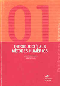 Introducció als mètodes numèrics, de Fuentes Pumarola, Miquel | portada del libro