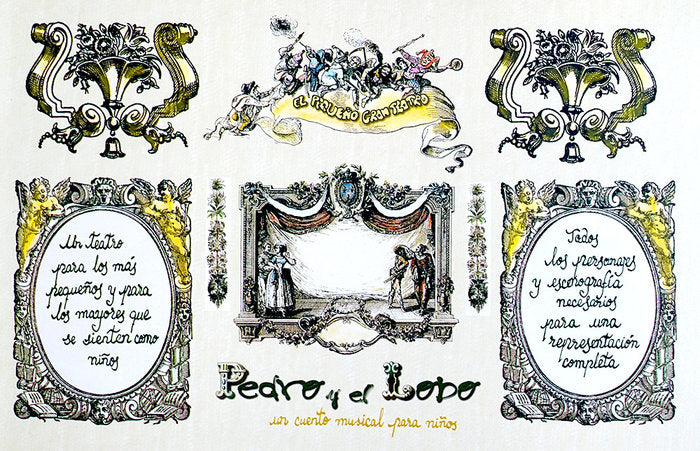 PEDRO Y EL LOBO UN CUENTO MUSICAL PARA, de Barceló Luque | portada del libro
