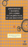 Profesorado y reforma, de RIVAS J | portada del libro