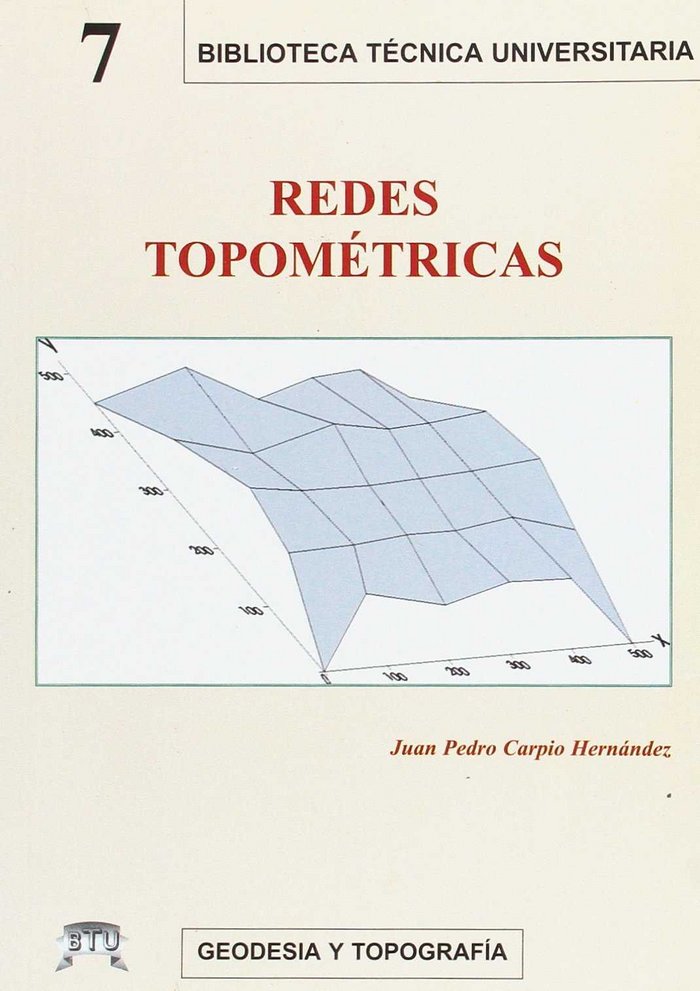 REDES TOPOMETRICAS, de CARPIO HERNANDEZ | portada del libro