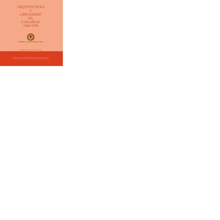 Arquitectura y urbanismo en Canarias 1968-1998, de López Garcí¡a | portada del libro