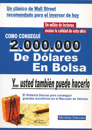 Cómo conseguí 2.000.000 de dólares en bolsa, de Nicolas | portada del libro