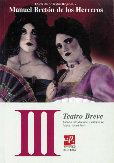 Teatro breve III, de Bretón de los Herreros | portada del libro