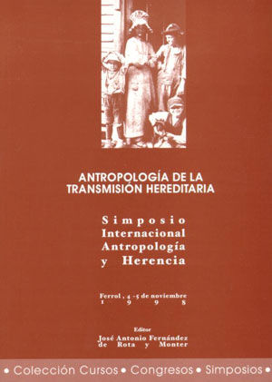 Antropología de la transmisión hereditaria, de Fernández de Rota y Monter | portada del libro