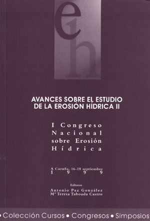 Avances sobre el estudio de la erosión hídrica II, de Antonio Paz González | portada del libro