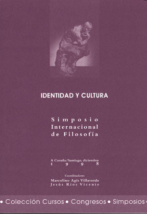 Identidad y cultura, de Marcelino Agís Villaverde | portada del libro