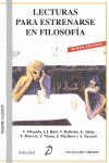 Lecturas para estrenarse en Filosofía, de Miravet, Teresa | portada del libro