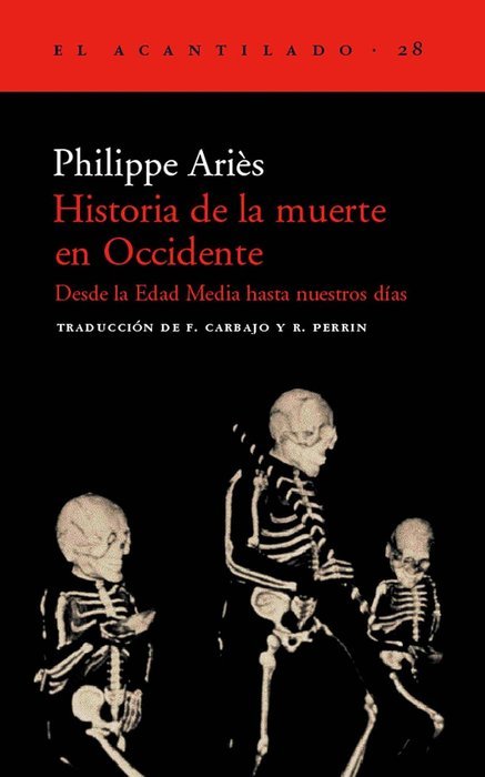 Historia de la muerte en Occidente, de Ariès, Philippe | portada del libro