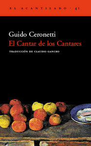 El Cantar de los Cantares, de Ceronetti, Guido | portada del libro