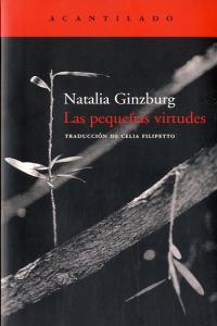 Las pequeñas virtudes, de Ginzburg, Natalia | portada del libro