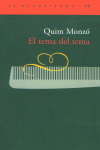 El tema del tema, de Monzó Gómez, Quim | portada del libro