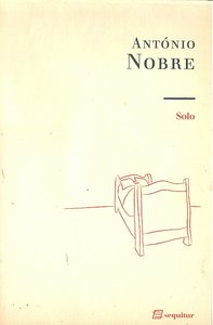 Solo, de António Nobre | portada del libro