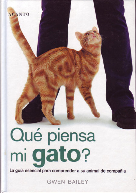 ¿Qué piensa mi gato?, de Bailey | portada del libro